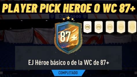 MI PLAYER PICK HEROE O WC 87 EJ HEROE BASICO O DE LA WC DE 87 L FIFA