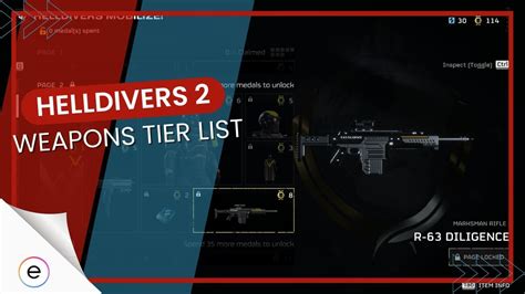 Helldivers 2 Weapons Tier List [Detailed Comparison] - eXputer.com