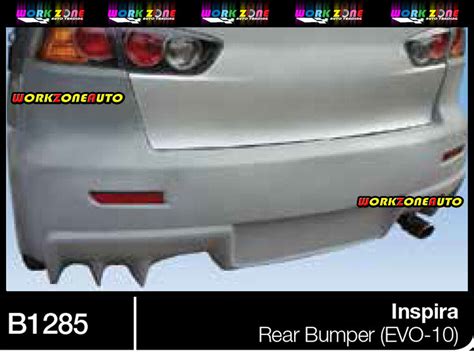 B Proton Inspira Mitsubishi Lancer Fiber Rear Bumper Evo