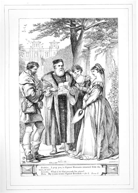 Much Ado About Nothing Victorian Illustrated Shakespeare Archive