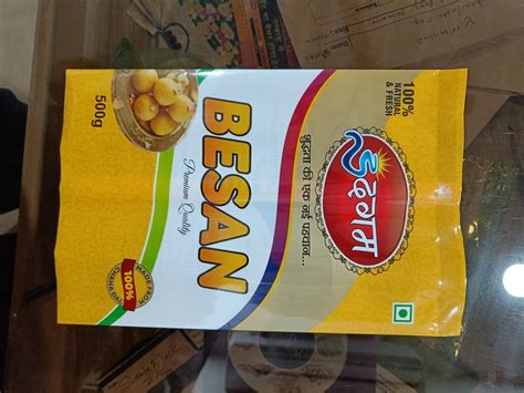 Printed Glossy 500 Gm Besan Packing Pouch At Rs 210 Kg In Ahmedabad