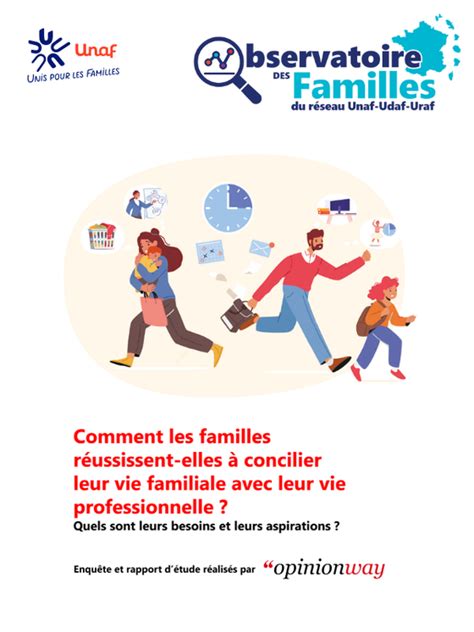 Comment les familles réussissent elles à concilier leur vie familiale