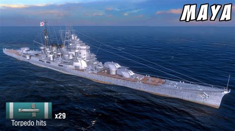 Maya Extreme Manuver K Damage World Of Warships Blitz Gameplay