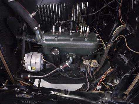 Restored Ford Model B Pickup Added Safety Features