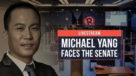 Ex Duterte Adviser Michael Yang Faces Senate Blue Ribbon Committee