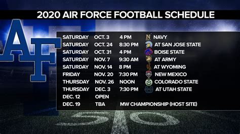 Air Force Football 2024 Schedule - Rhea Velvet