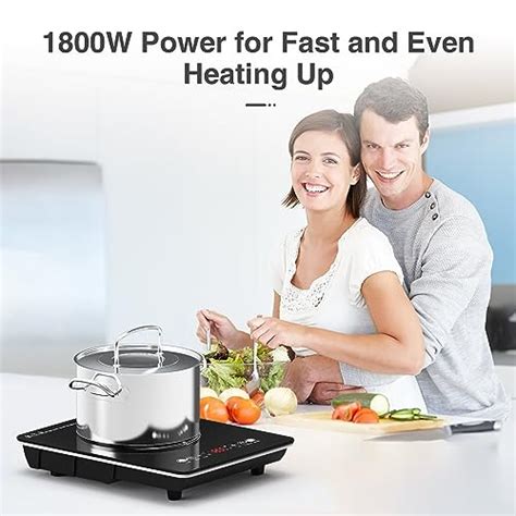 VBGK Portable Induction Cooktop With Ultra Thin Body Low Noise Hot Plate With W Sensor