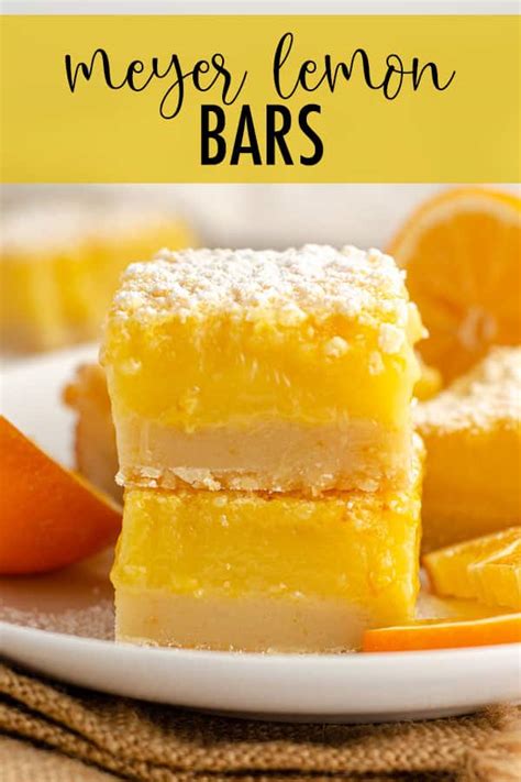 Meyer Lemon Bars