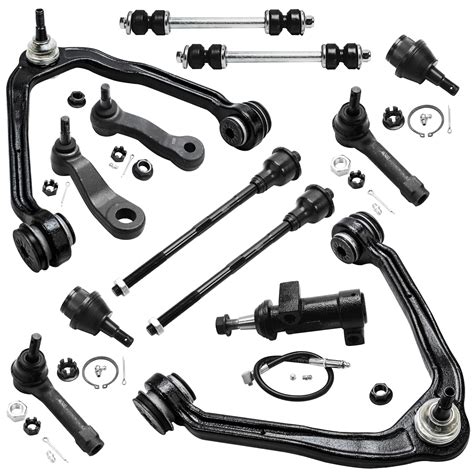 Detroit Axle 4WD Front Upper Control Arms Lower Ball Joints Tie