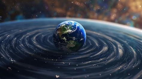 The Image Is A Beautiful Depiction Of Planet Earth The Planet Is Shown