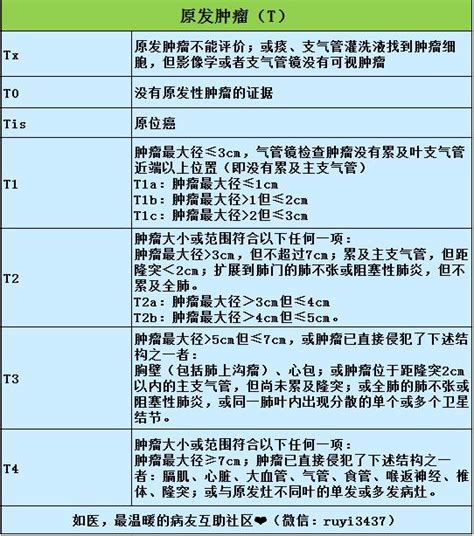 2017年最新版肺癌tnm分期標準（第八版） 每日頭條