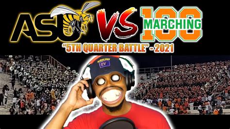 ALABAMA STATE Vs FAMU 5TH QUARTER 2021 ASU Vs FAMU MARCHING 100