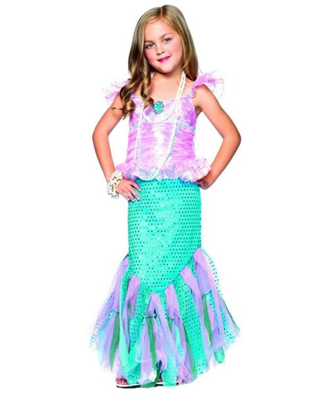 Magic Mermaid Kids Girl Costume - Princess Costumes