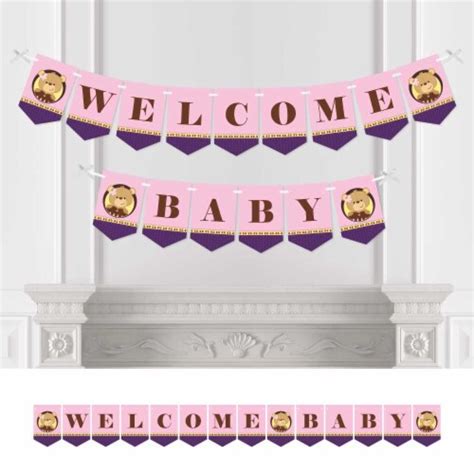 Big Dot Of Happiness Baby Girl Teddy Bear Baby Shower Bunting Banner