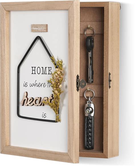 Amazon AHUONEL Key Holder Wall Mount Decorative Key Holder For