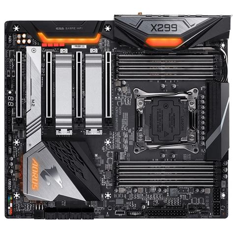 Gigabyte X299 Aorus Master Lga 2066 E Atx Motherboard X299 Aorus Master Mwave