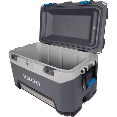 Igloo Bmx Spacious 72 Quart Durable Cooler W Insulated Lid And Handles Gray