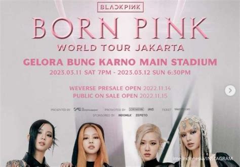 Tiket Konser Blackpink Di Jakarta Dijual Mulai Rp Juta Jangan