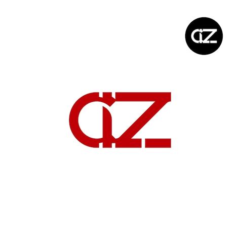 Desenho Do Logotipo Da Letra CLZ Monogram Vetor Premium