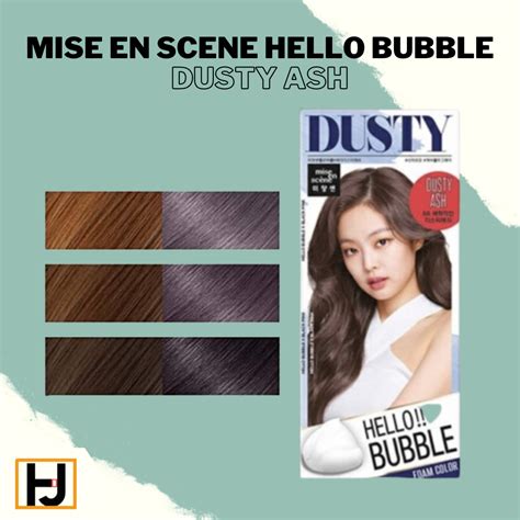 Mise En Scene Hello Bubble Hair Color Dusty Ash Cat Rambut Lazada