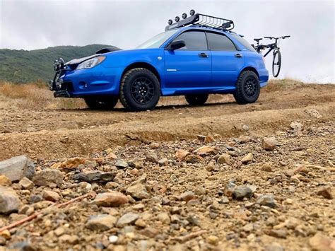 2007 Lifted Off Road Blue Subaru Impreza Wrx Wagon Ig Steerawker Wrx Wagon Subaru Impreza