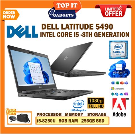 Dell Latitude E5490 Ultrabook Intel Core I5 8th Gen 8gb Ddr4 Ram