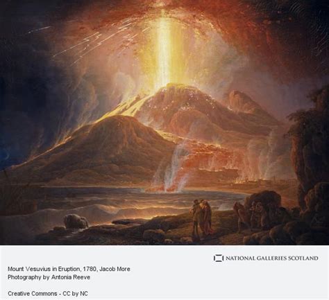 Mount Vesuvius Eruption Painting