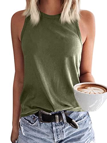 Best Army Green Tank Top For Layering This Fall