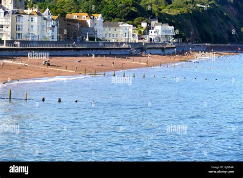 View Of Teignmouth Seafront East Stock Photo Alamy