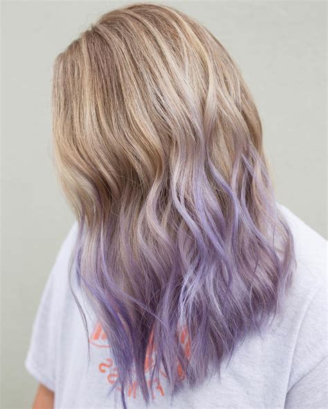 Lavender Hair Ombre Purple Hair Color Ombre Peekaboo Hair Colors Lilac Hair Hair Color