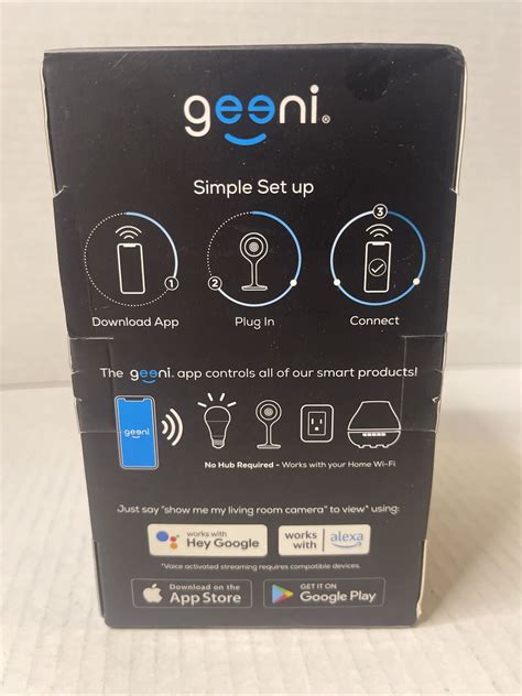 Geeni Look Indoor Smart Security Camera P Hd Surveillance With