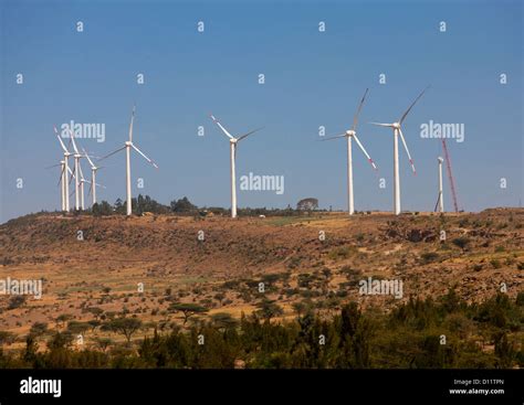 Clean Energy Windmills In Adama Ethiopia Stock Photo Alamy