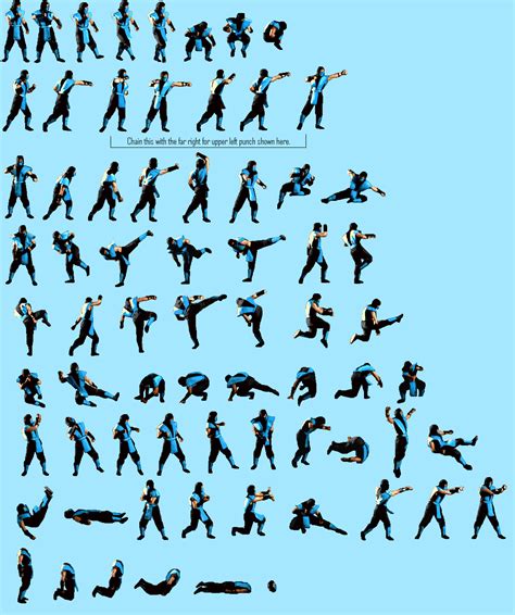 Sub Zero Sprites By Zeros Coldshadow On Deviantart