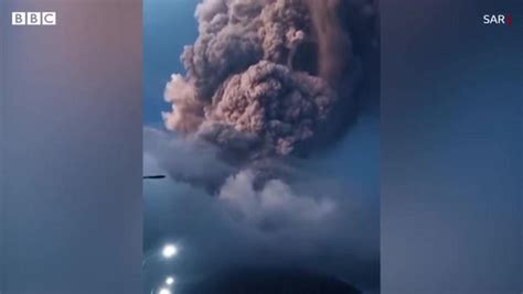 A Gazeta As impressionantes imagens de erupção de vulcão que fez