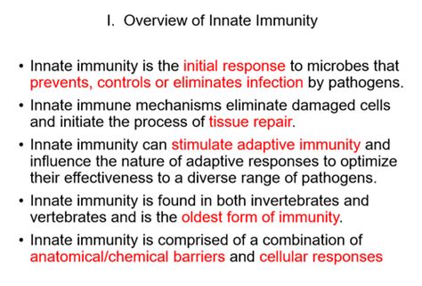 Innate Immunity Flashcards Quizlet