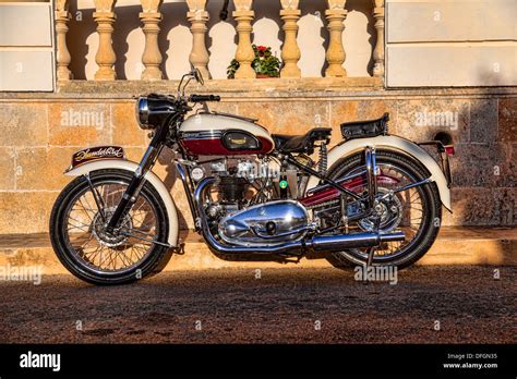 1950 Triumph Thunderbird Stock Photo Alamy