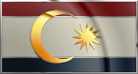 Bendera Wilayah Persekutuan Labuan Labuan Malaysian Flag Wall Lights