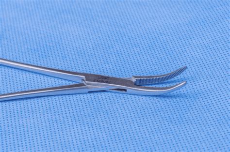 Ss F Halstead Mosquito Artery Forcep Curved Cm Box Of