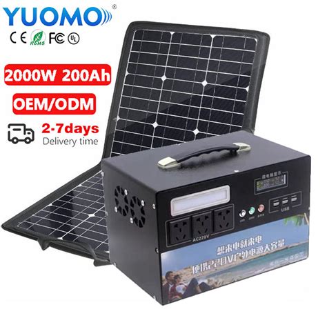 5000瓦太阳能发电机3kw野营用能源系统瓦5kw便携式电源 Buy 太阳能系统发电机便携式600w 568wh发电机家庭2000w 发电机1200w 1050wh太阳能系统功率600w