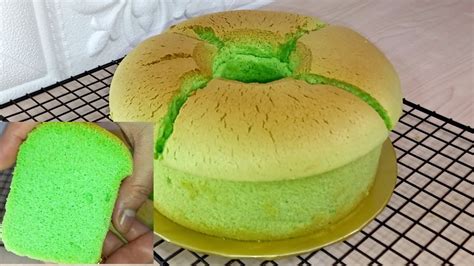 Rahasia Kek Chiffon Yang Lembut Dan Sedap Resepi Chiffon Pandan By