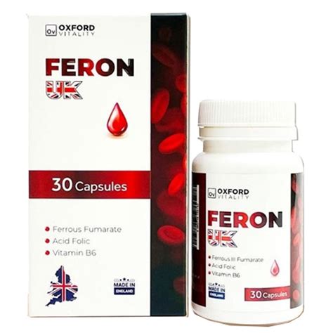 FERON UK hỗ trợ tạo hồng cầu, giảm nguy cơ thiếu máu do thiếu sắt