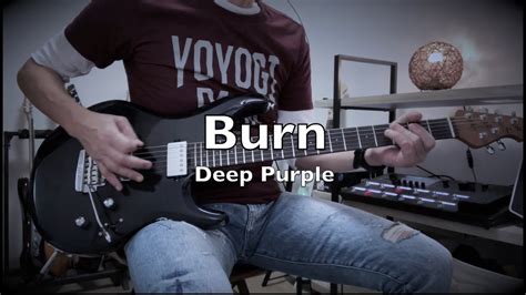 Burn Deep Purple Guitar Cover Youtube