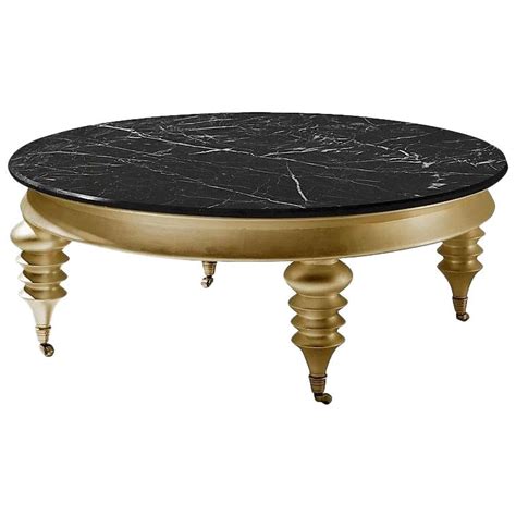 Black And Gold Coffee Table Round Jacki Brinkman