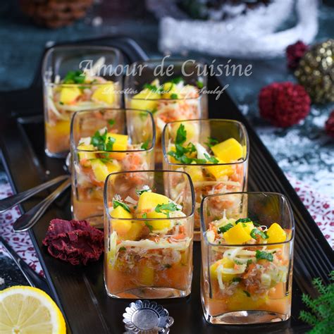 Verrine Apero Au Crabe Et Mangue Amour De Cuisine