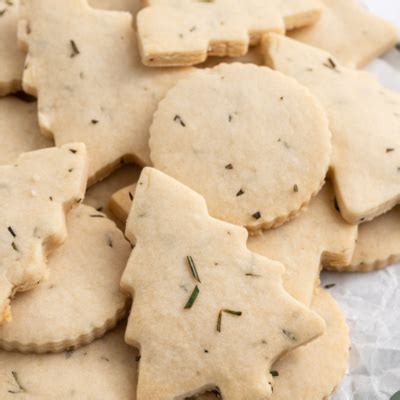 Rosemary Shortbread Cookies - Recipe Girl