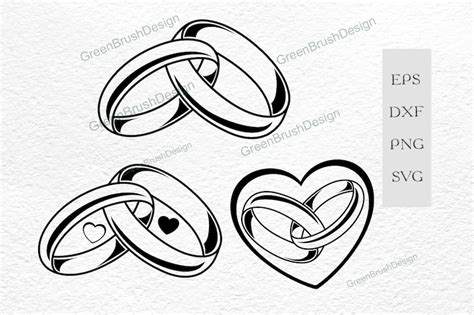 Marriage Rings Svg Wedding Rings Svg Wedding Svg Clipart Etsy