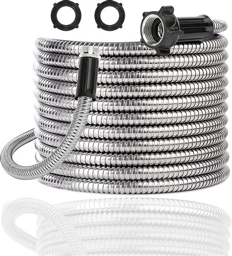 Yanwoo 304 Stainless Steel 20 Feet Garden Hose With Female