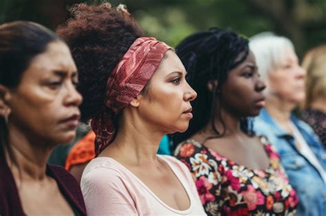 Premium Photo Diverse Group Of Women Standing Together In Solidarity