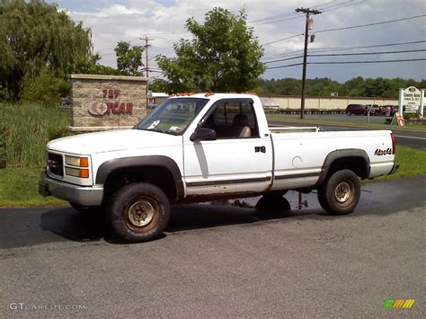 1998 Olympic White Gmc Sierra 2500 Sl Regular Cab 51669900 Gtcarlot