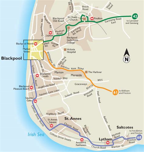 Blackpool Bus Routes Map - The Best Bus